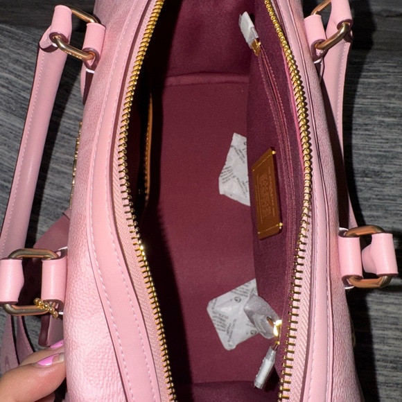 Coach Powder Pink Large Rowan - Picture 5 of 8